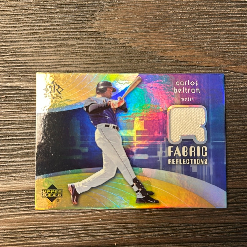 Carlos Beltran Memorabilia Card